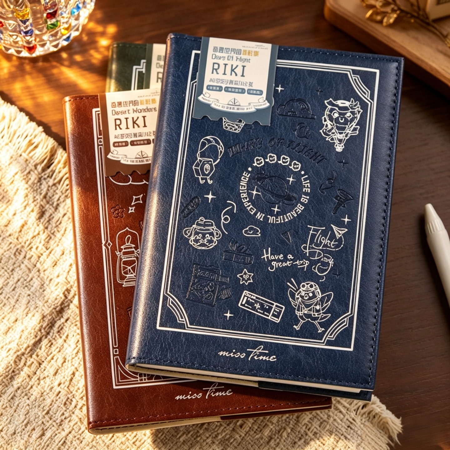 Vintage Fashion Journal - A6 Vintage Faux Leather Bound Journal