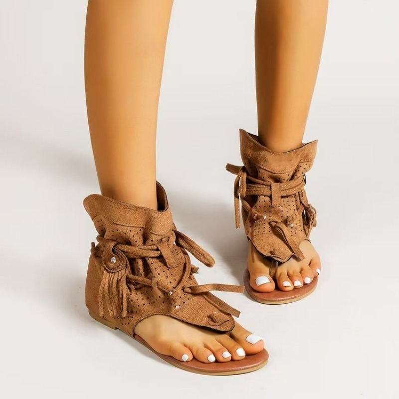 Vintage Fashion Dresses - Women's Sandals 2026 Retro Gladiator Ladies