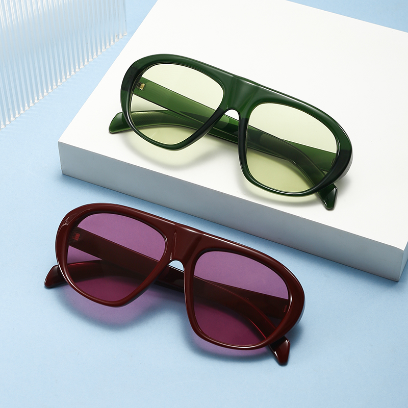 Vintage Outdoor Fashion - New Oversized Pilot Sunglasses Women Men