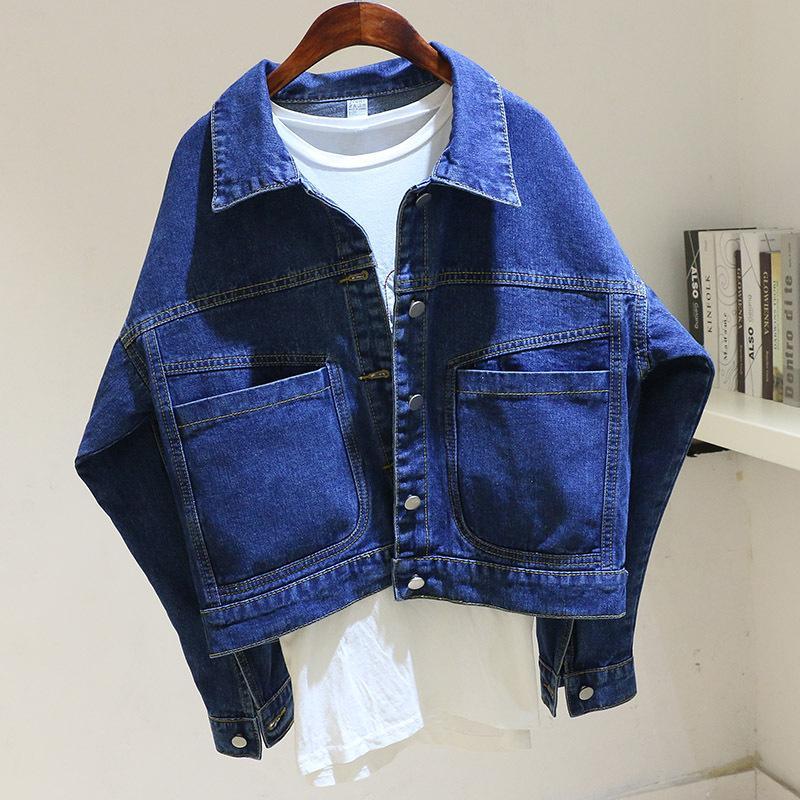 Vintage Fashion Style Female - Vintage Women short Denim Jacket Spring
