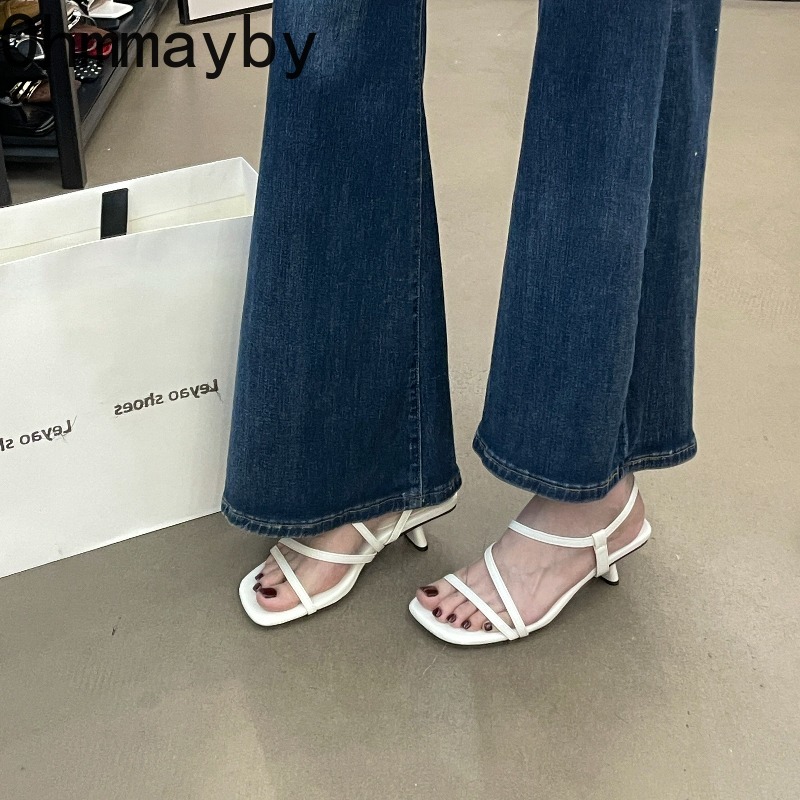 Vintage Fashion Dresses - Vintage Summer Open Toe High Heel
