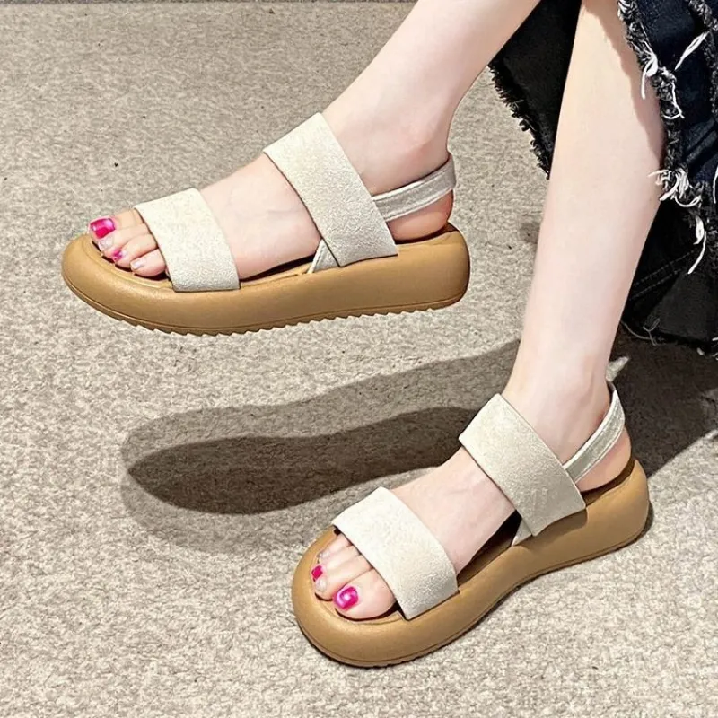 Women's Platform Sandals Doubl - Vintage Outdoor Fashion ulasan dan harga
