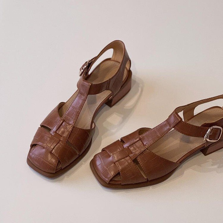 Women's Sandals Summer New Fas - Vintage Fashion Women ulasan dan harga
