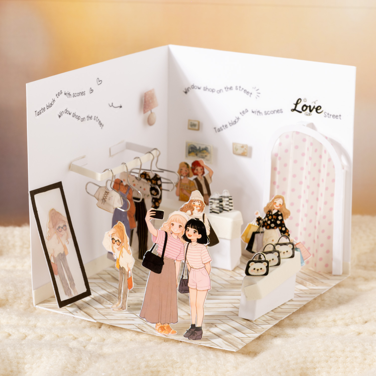 1PCS PET Vintage Girl Outfit S - Vintage Fashion Journal ulasan dan harga