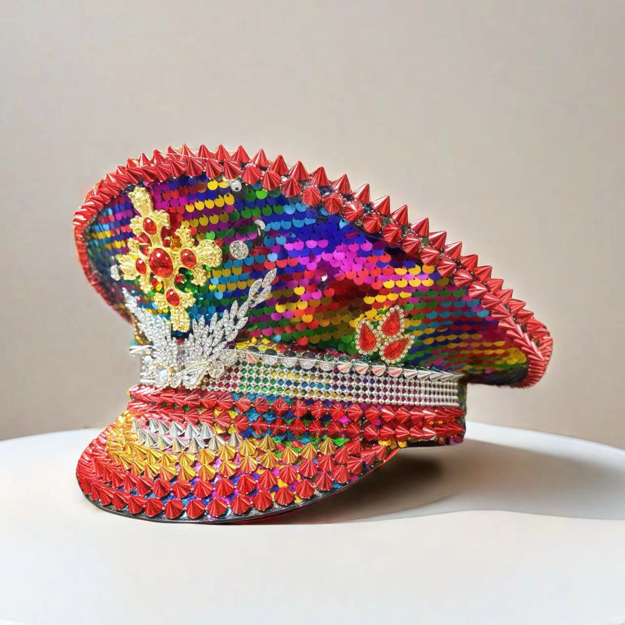 HongLuan Colourful Fashion Cap - Vintage Fashion Hats ulasan dan harga