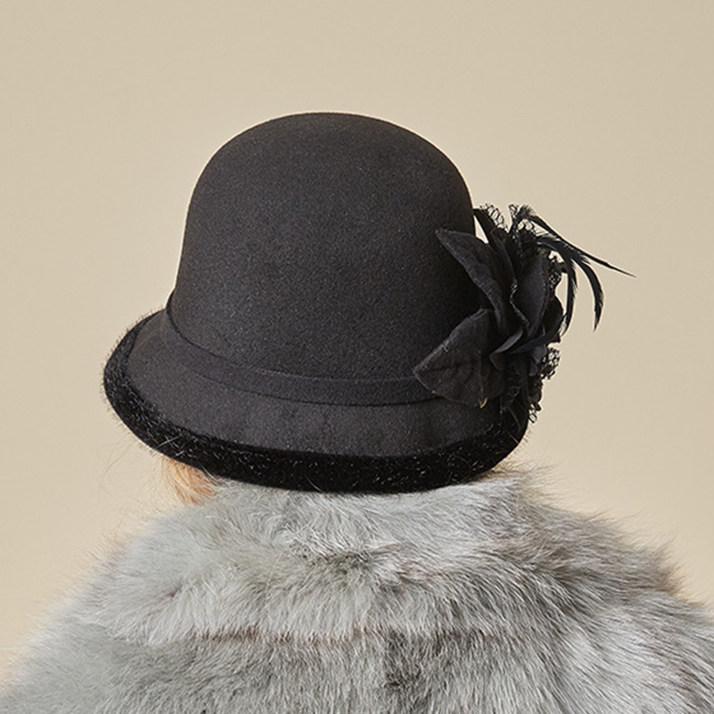Ladies' Elegant British Style  - Vintage Fashion Hats ulasan dan harga