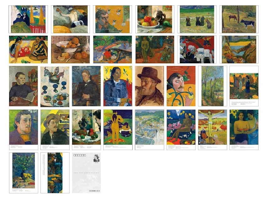 30 Sheets/Lot Artist Paul Gaug - Vintage Fashion Journal ulasan dan harga
