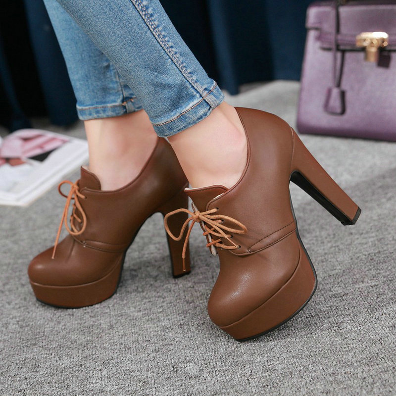 Round Toe Brown Black Gray Lac - Vintage Fashion Dresses ulasan dan harga