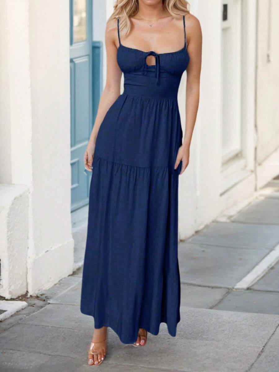 Classic Vintage A-Line Slip Dr - Vintage Fashion Women ulasan dan harga