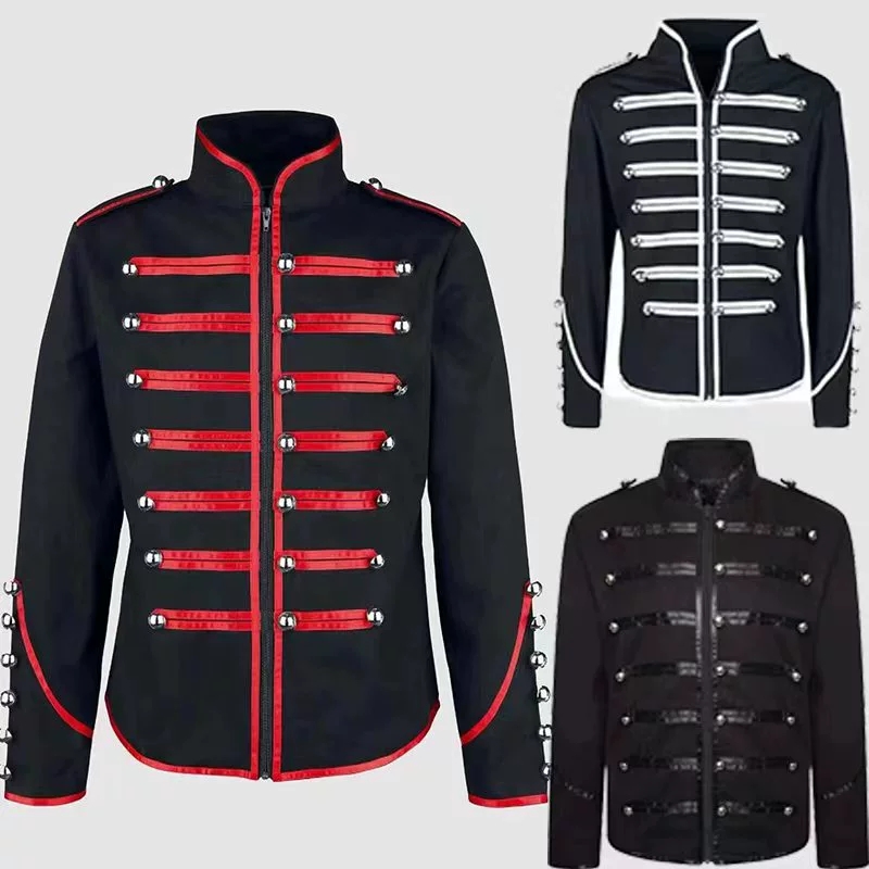 Men's Steampunk Rockstar Jacke - Vintage Fashion Dresses ulasan dan harga