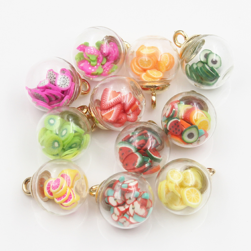 10pcs Charms Fruit Dried Flowe - Vintage Fashion Finds ulasan dan harga
