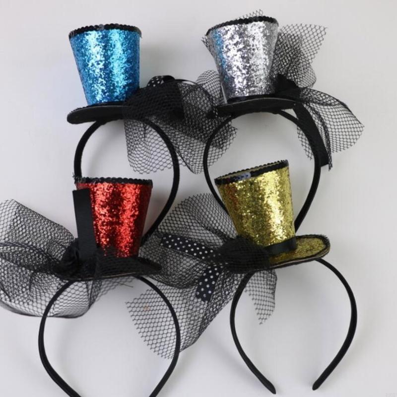 49MF Veil Top Hat Fascinators  - Vintage Fashion Hats ulasan dan harga