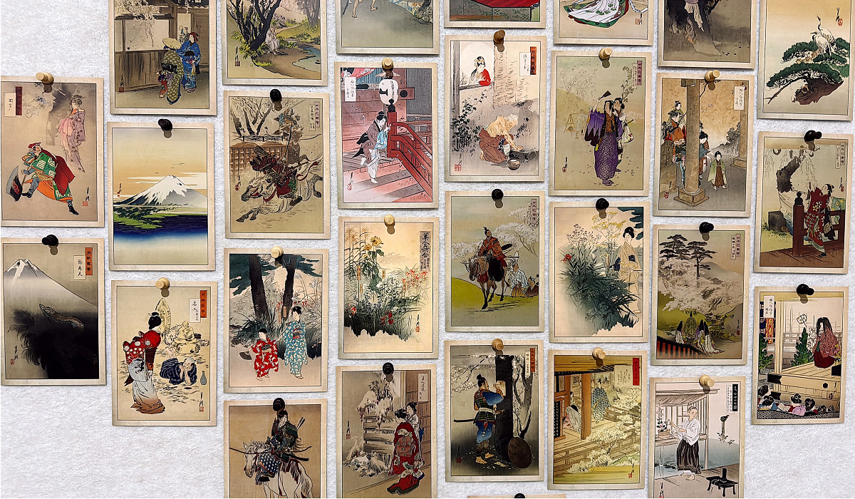 30Pcs Ogata Gekko Painting Pho - Vintage Fashion Journal ulasan dan harga