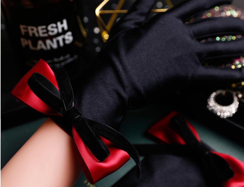 Women's Elegant Bow Black Sati - Vintage Fashion Photographers ulasan dan harga