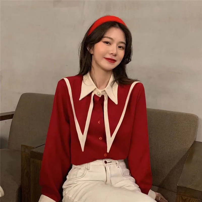 Women's Spring Autumn Korean S - Vintage Fashion Hong Kong ulasan dan harga