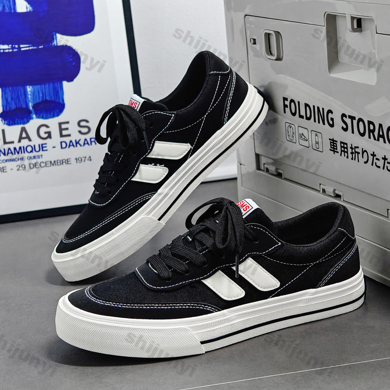 Men Canvas Shoes Summer Breath - Vintage Outdoor Fashion ulasan dan harga