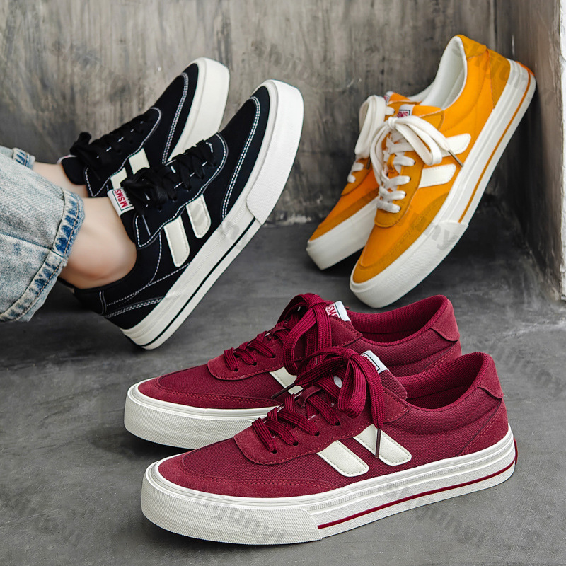 Men Canvas Shoes Summer Breath - Vintage Outdoor Fashion ulasan dan harga