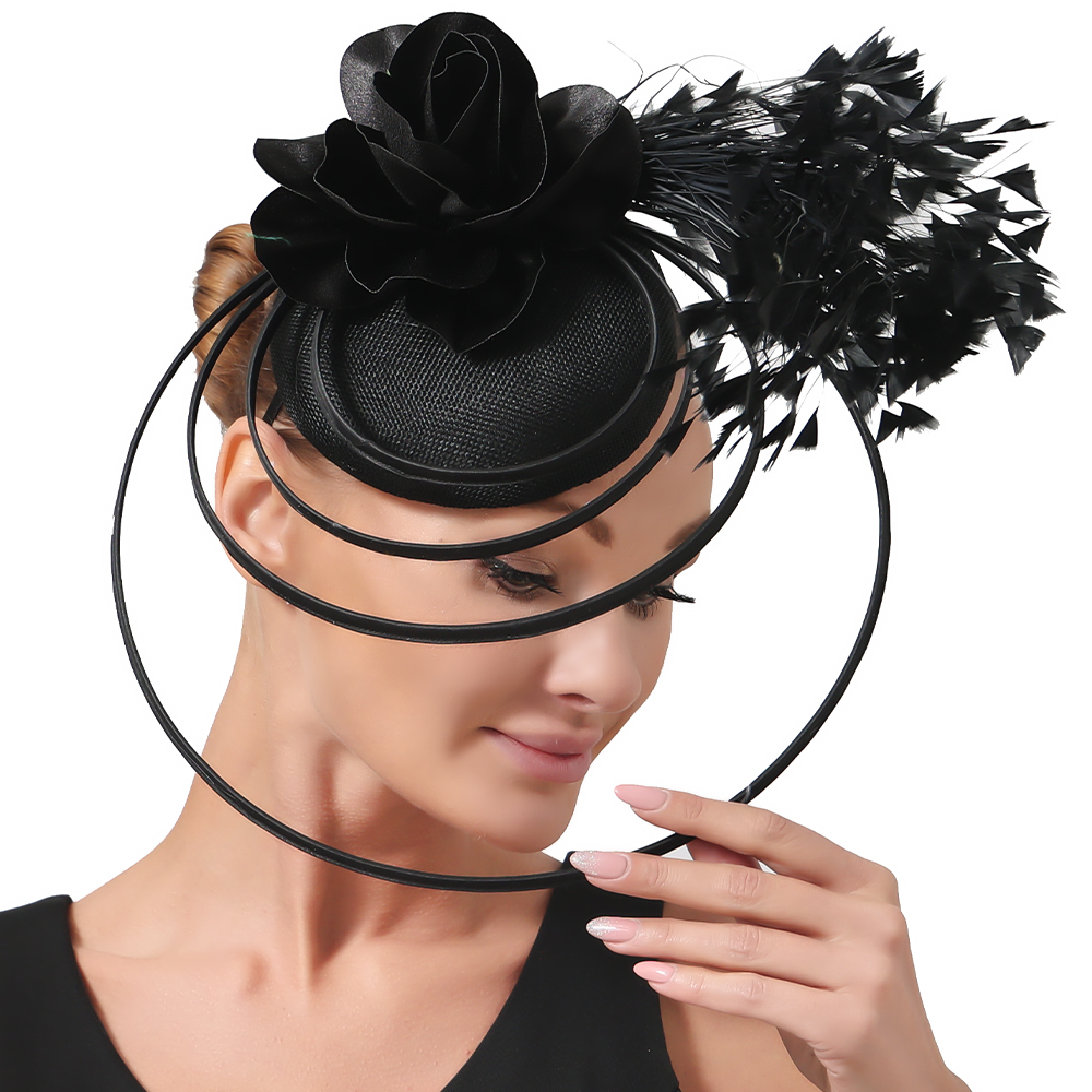 Beauty Pink Ladies Event Fasin - Vintage Fashion Hats ulasan dan harga