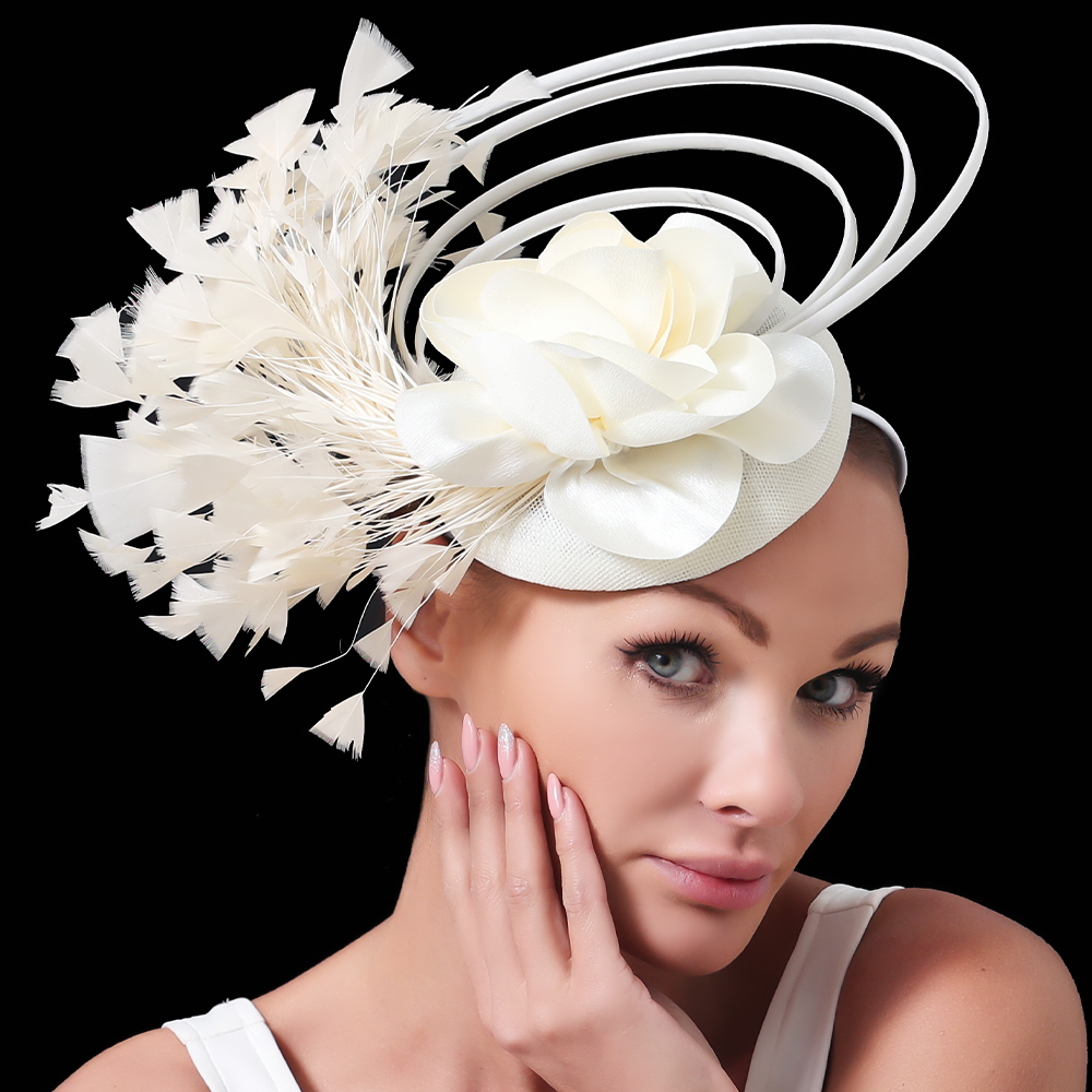 Beauty Pink Ladies Event Fasin - Vintage Fashion Hats ulasan dan harga