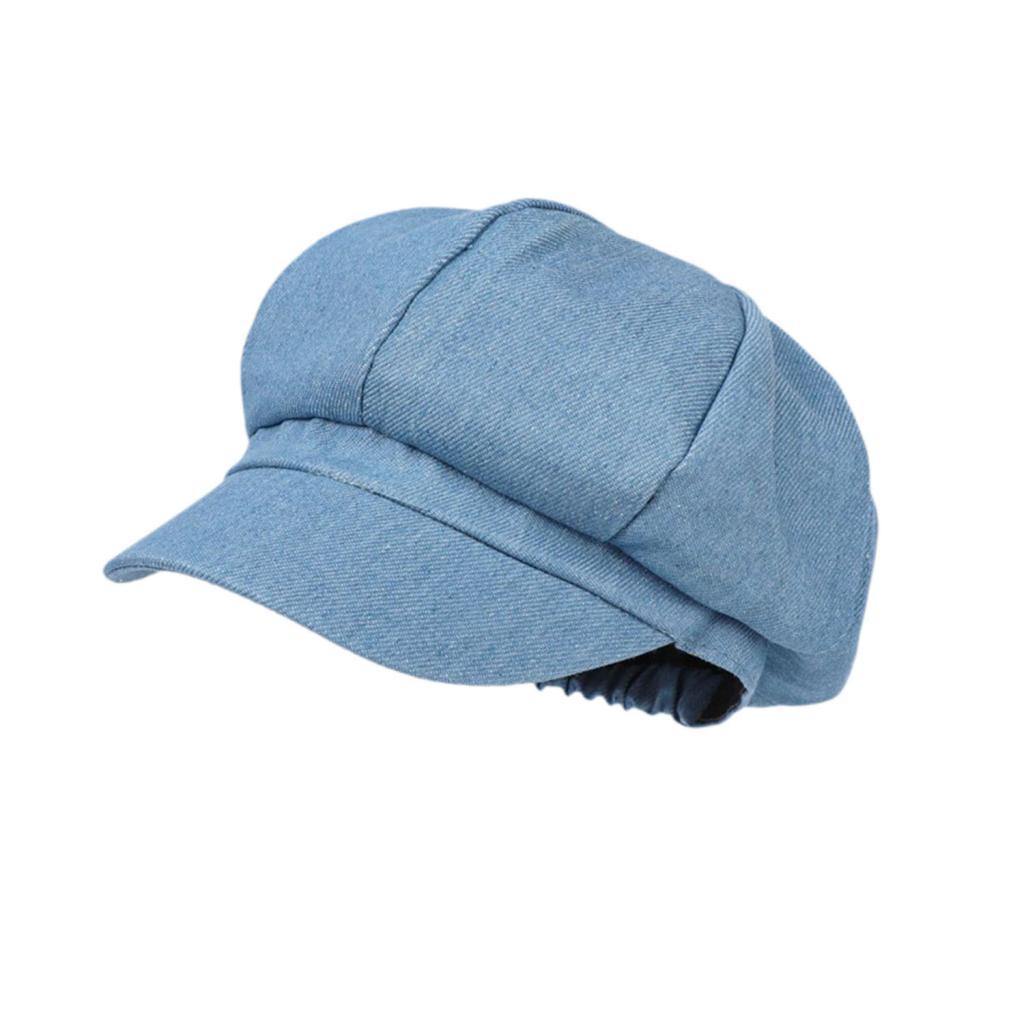Women Newsboy Cap Slouchy Vint - Vintage Fashion Hats ulasan dan harga