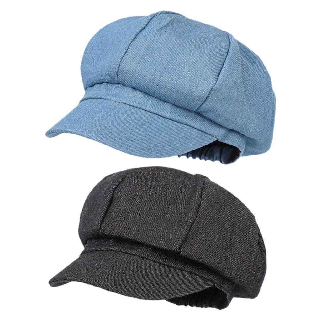 Women Newsboy Cap Slouchy Vint - Vintage Fashion Hats ulasan dan harga