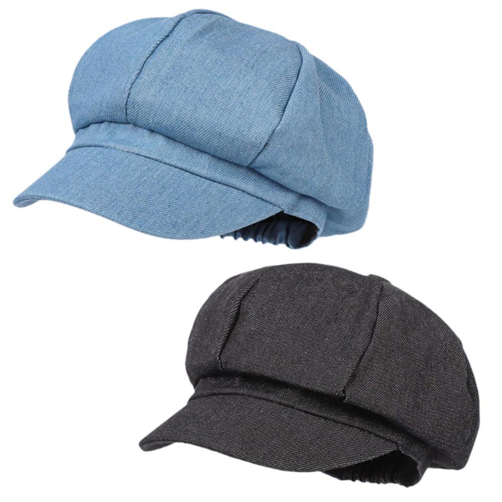 Women Newsboy Cap Slouchy Vint - Vintage Fashion Hats ulasan dan harga