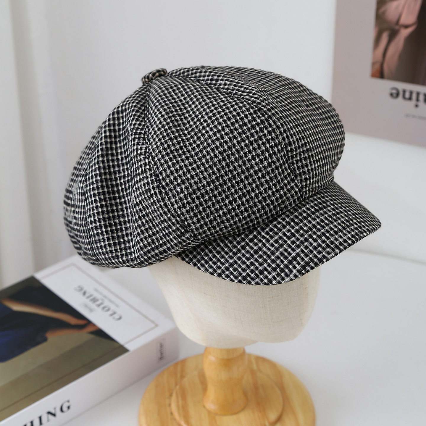 Elegant Retro Painter Beret Ha - Vintage Fashion Hats ulasan dan harga