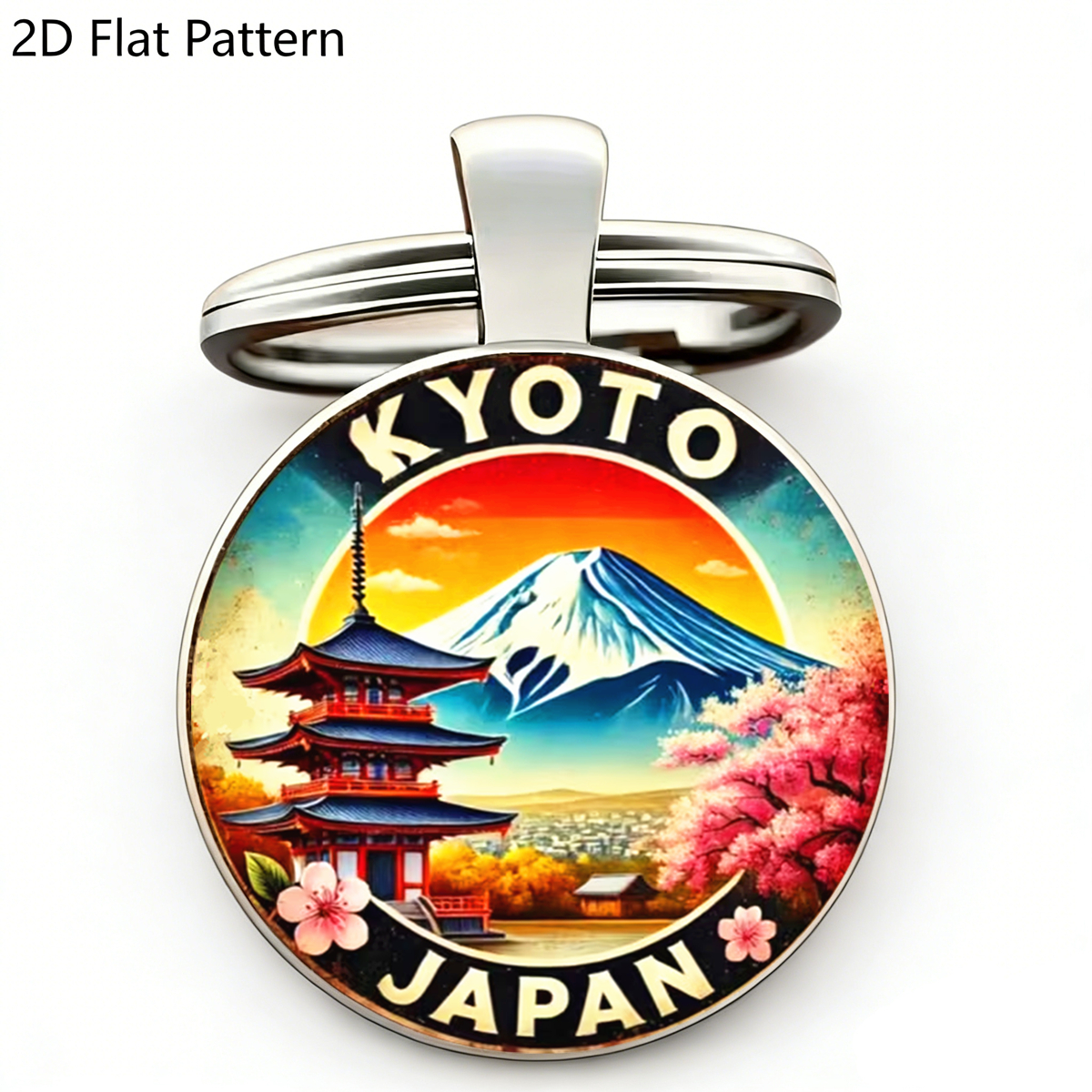 1PC KYOTO Japan Keychain， Saku - Vintage Fashion Kyoto ulasan dan harga