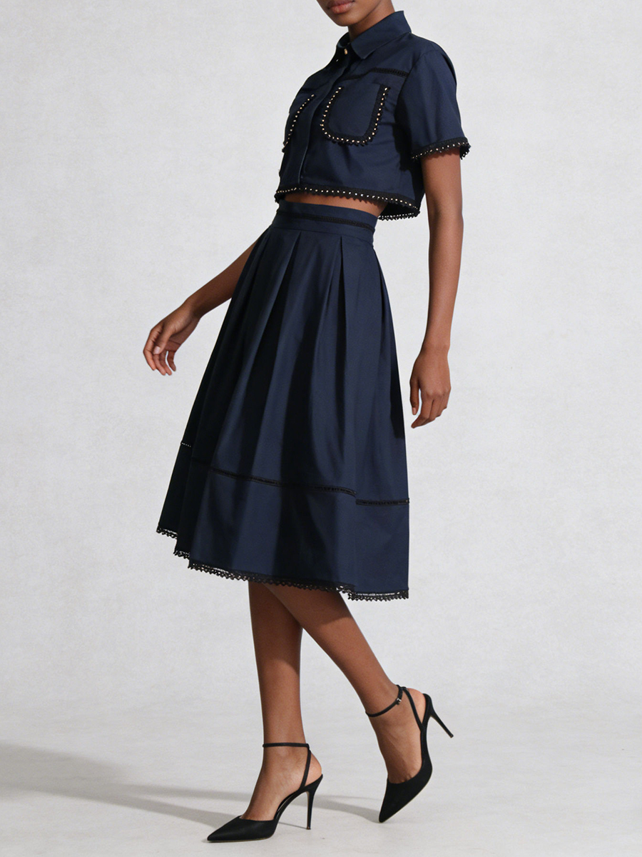 VGH Courtly Style Casual Vinta - Vintage Fashion Style Female ulasan dan harga
