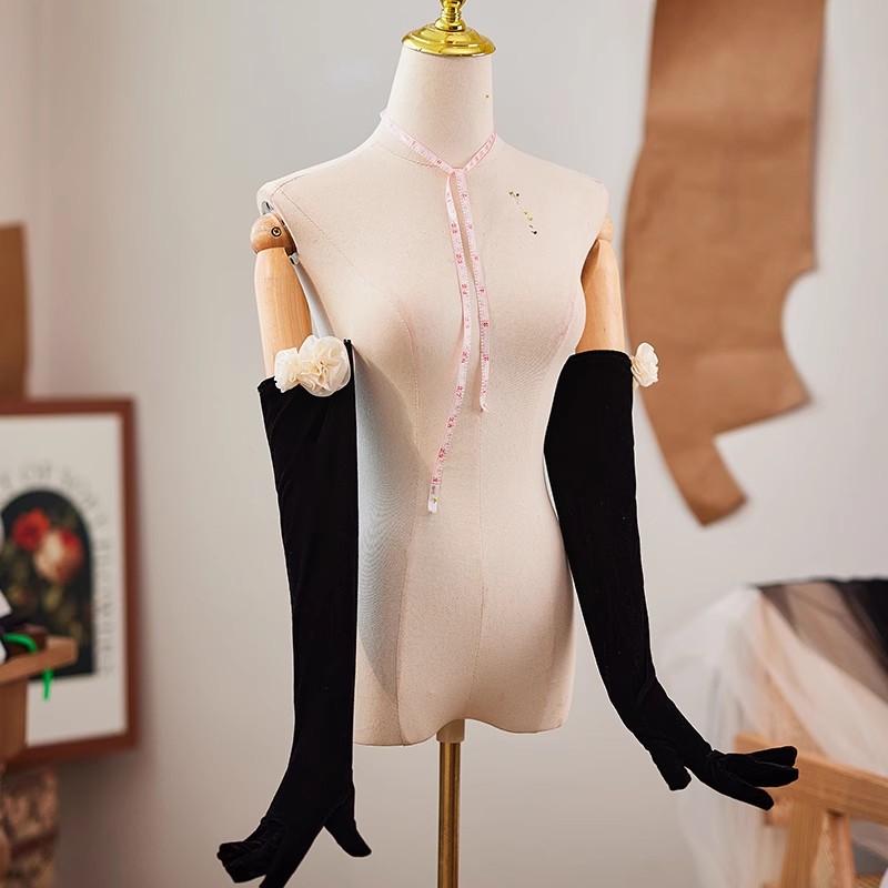 Women's Elegant Black Flower L - Vintage Fashion Photographers ulasan dan harga