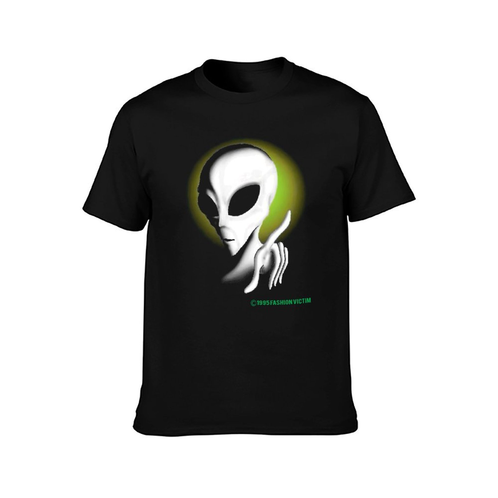 1995 ALIEN Vintage Glow In The - Vintage Fashion Victim Shirt ulasan dan harga