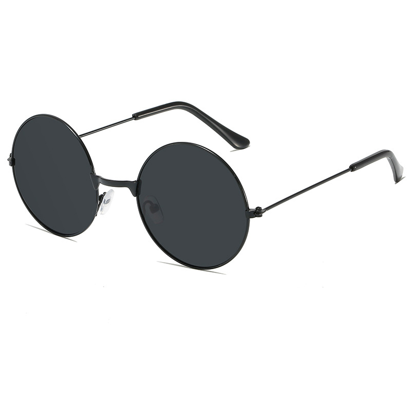 Classic Vintage Round Frame Su - Vintage Outdoor Fashion ulasan dan harga