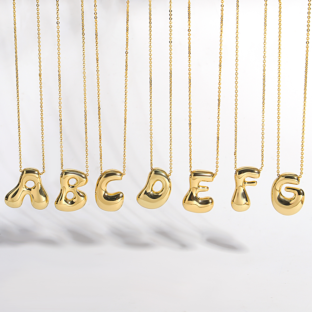 AENSOA Collares Initial Balloo - Z Vintage Fashion ulasan dan harga
