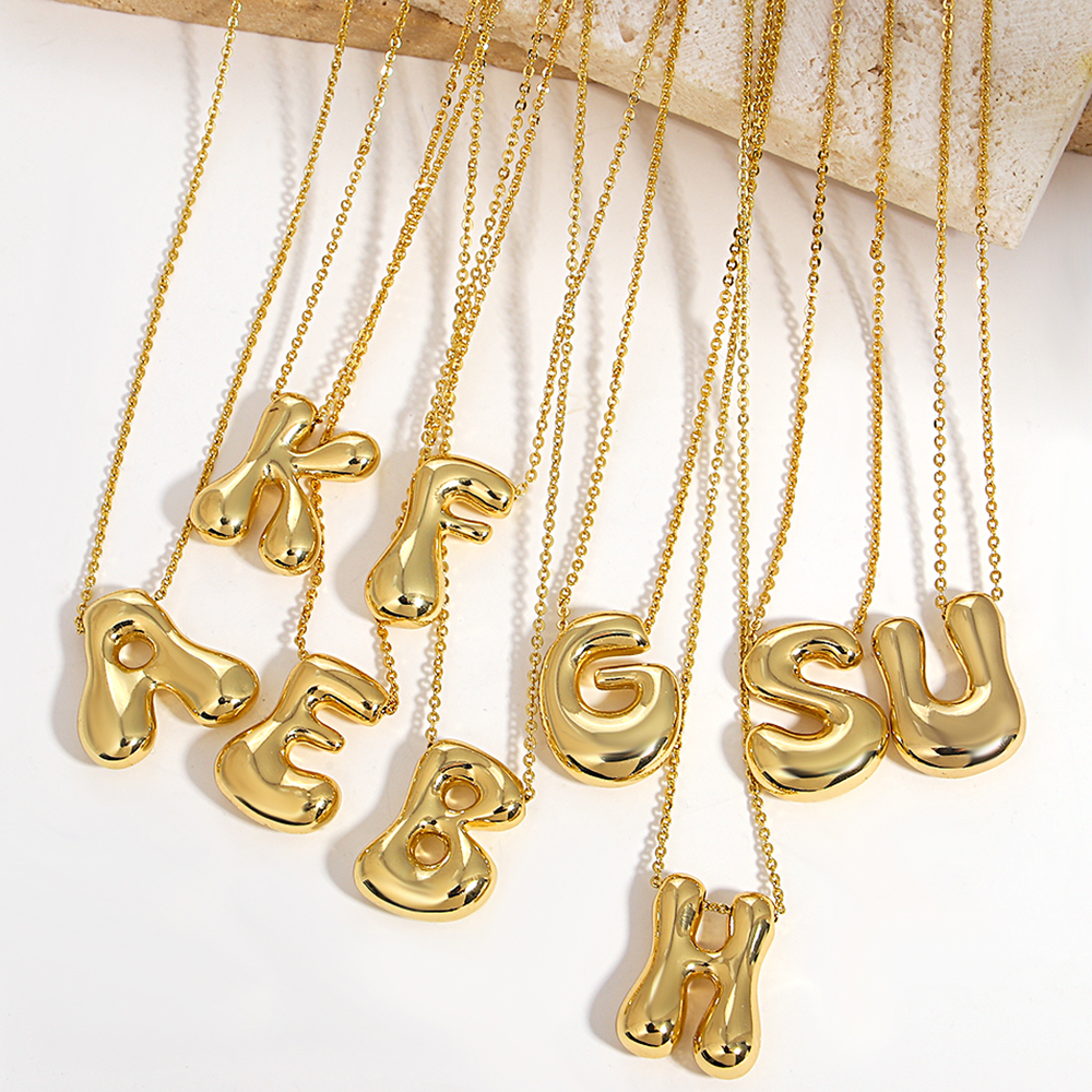 AENSOA Collares Initial Balloo - Z Vintage Fashion ulasan dan harga
