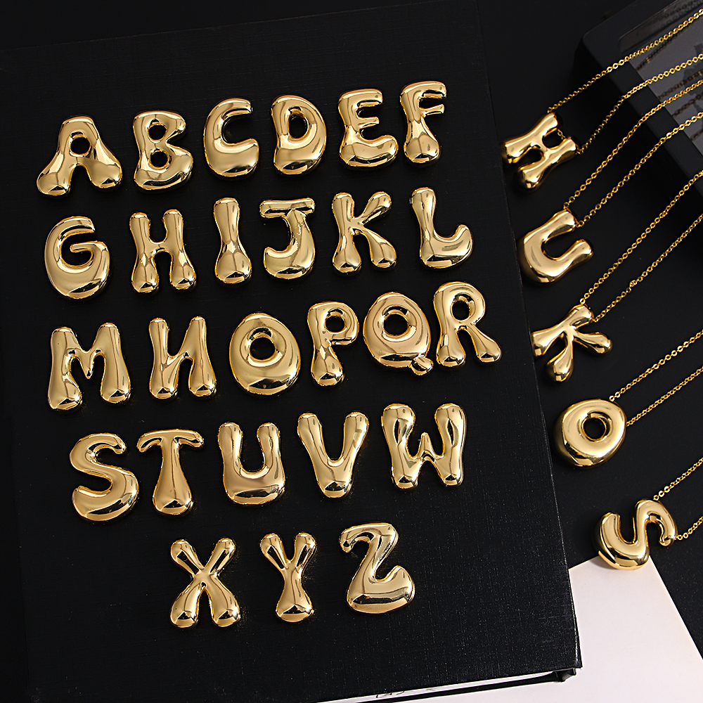 AENSOA Collares Initial Balloo - Z Vintage Fashion ulasan dan harga