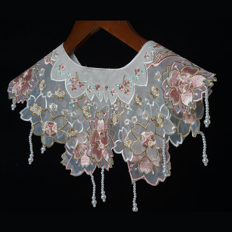 Women's Flower Wraps Embroider - Vintage Fashion Photographers ulasan dan harga