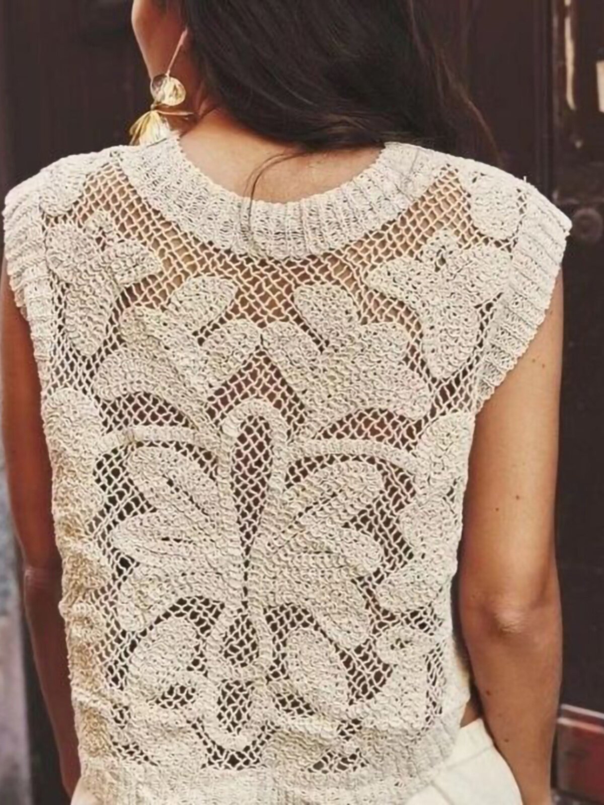 Summer New Women Boho Crochet  - Crochet Top Boho ulasan dan harga
