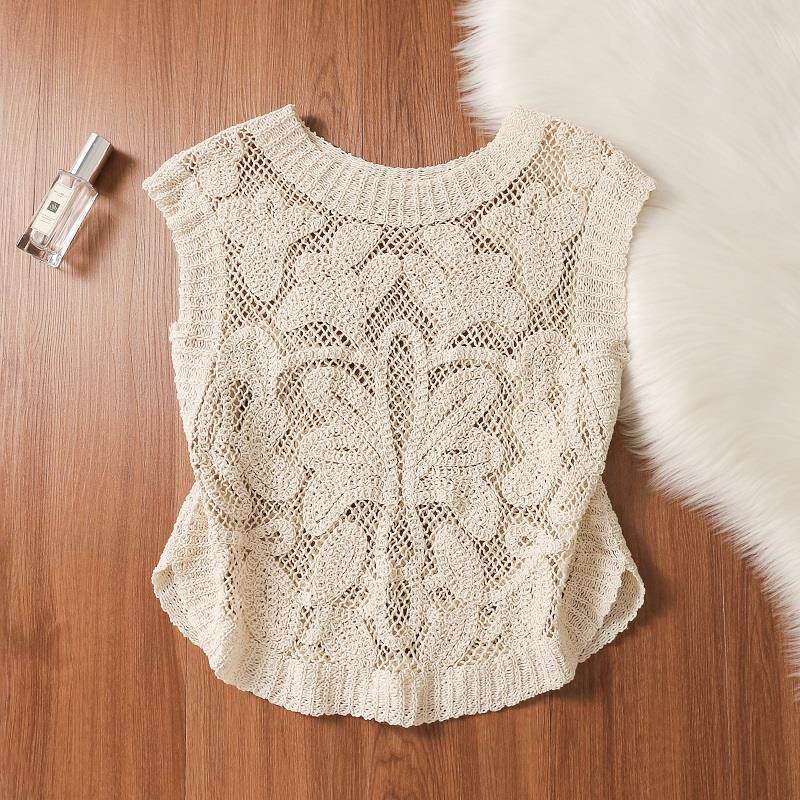 Summer New Women Boho Crochet  - Crochet Top Boho ulasan dan harga