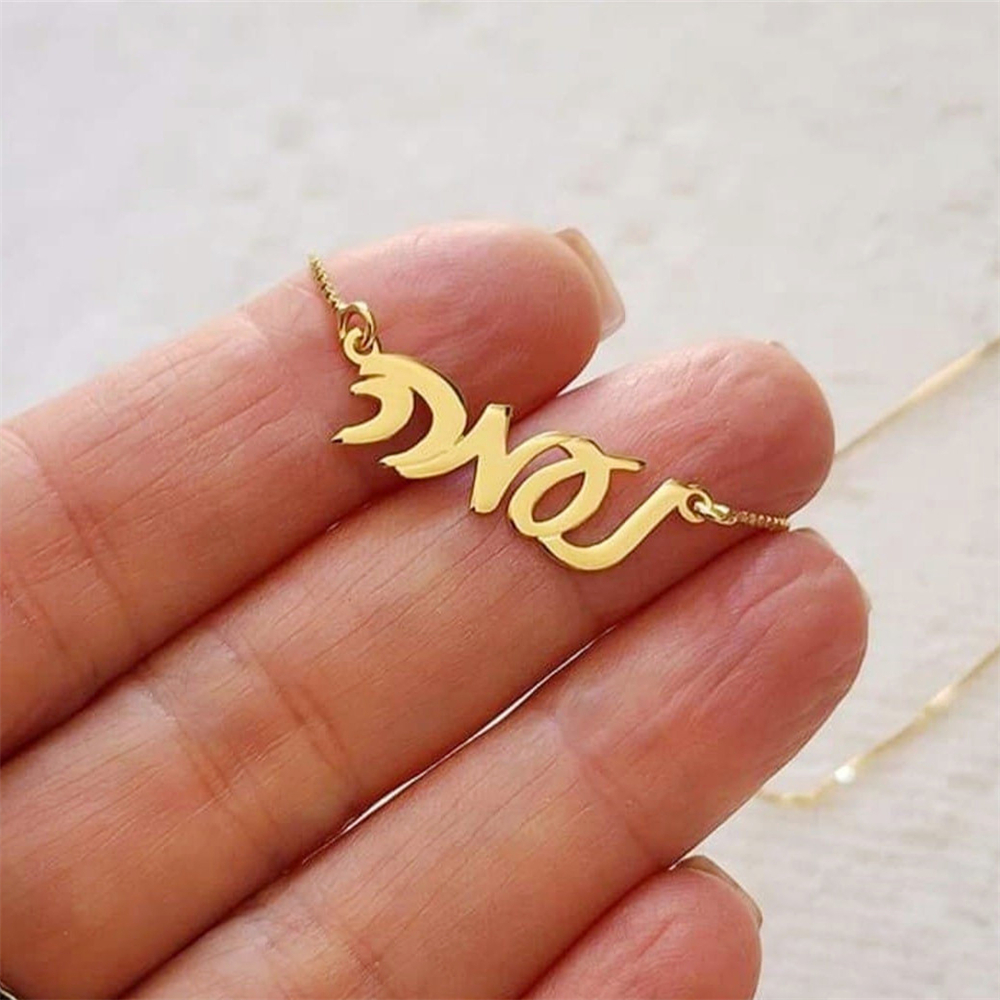 Multiple Font Hebrew Name Neck - Vintage Fashion Font ulasan dan harga