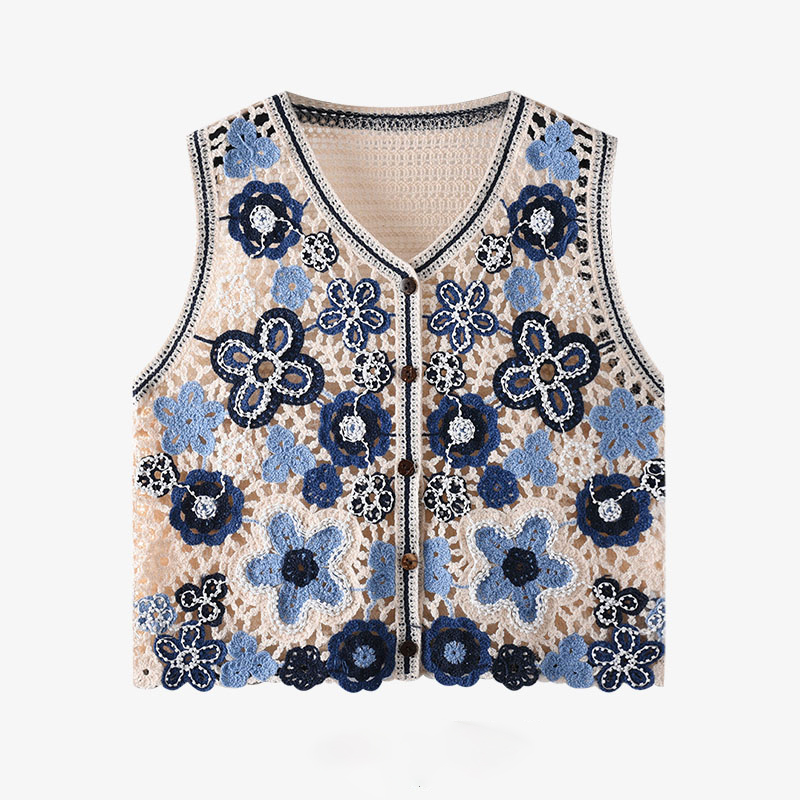 Daisy Crochet Vest for Women S - Crochet Top Boho ulasan dan harga