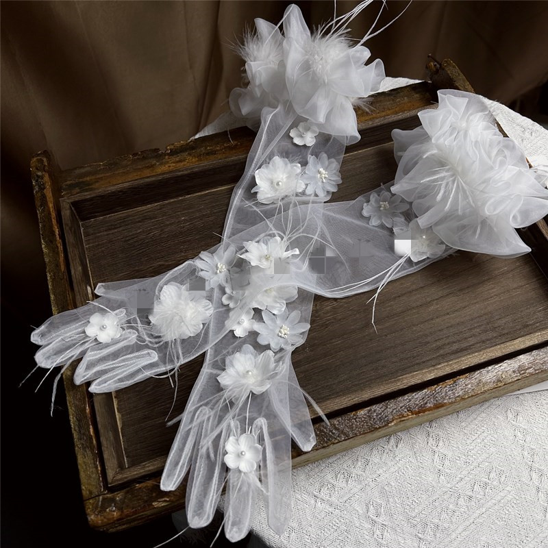 Women's Elegant Flower Feather - Vintage Fashion Photographers ulasan dan harga