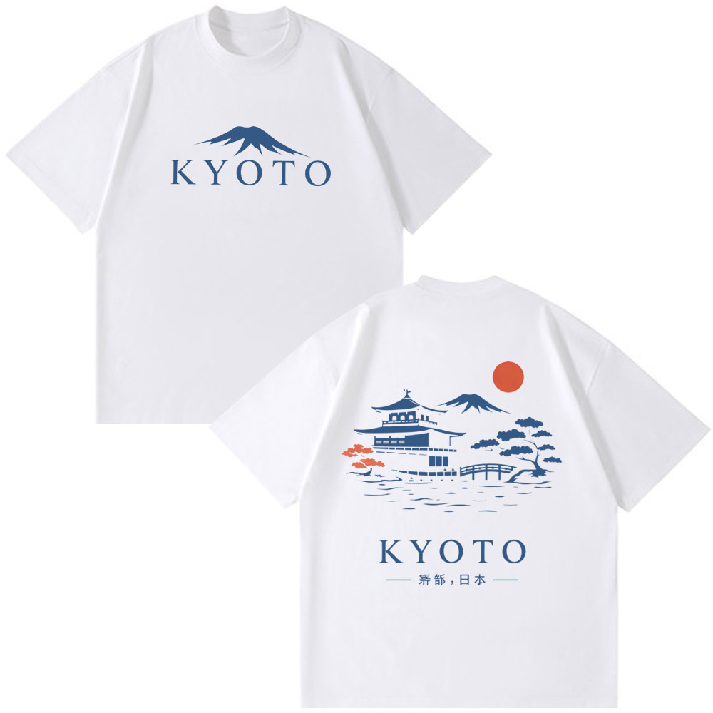 Kyoto Japan Style T Shirts Sum - Vintage Fashion Kyoto ulasan dan harga