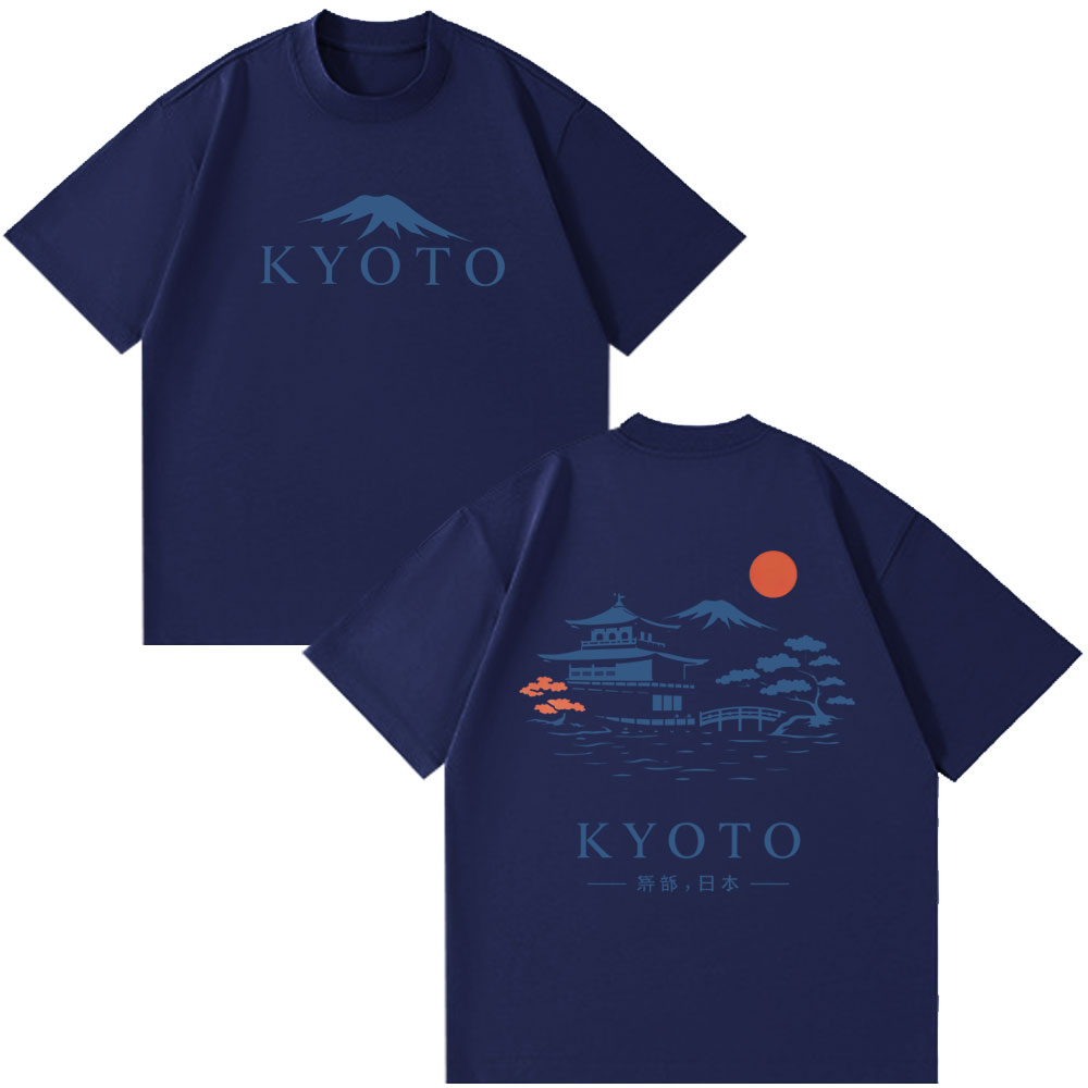 Kyoto Japan Style T Shirts Sum - Vintage Fashion Kyoto ulasan dan harga