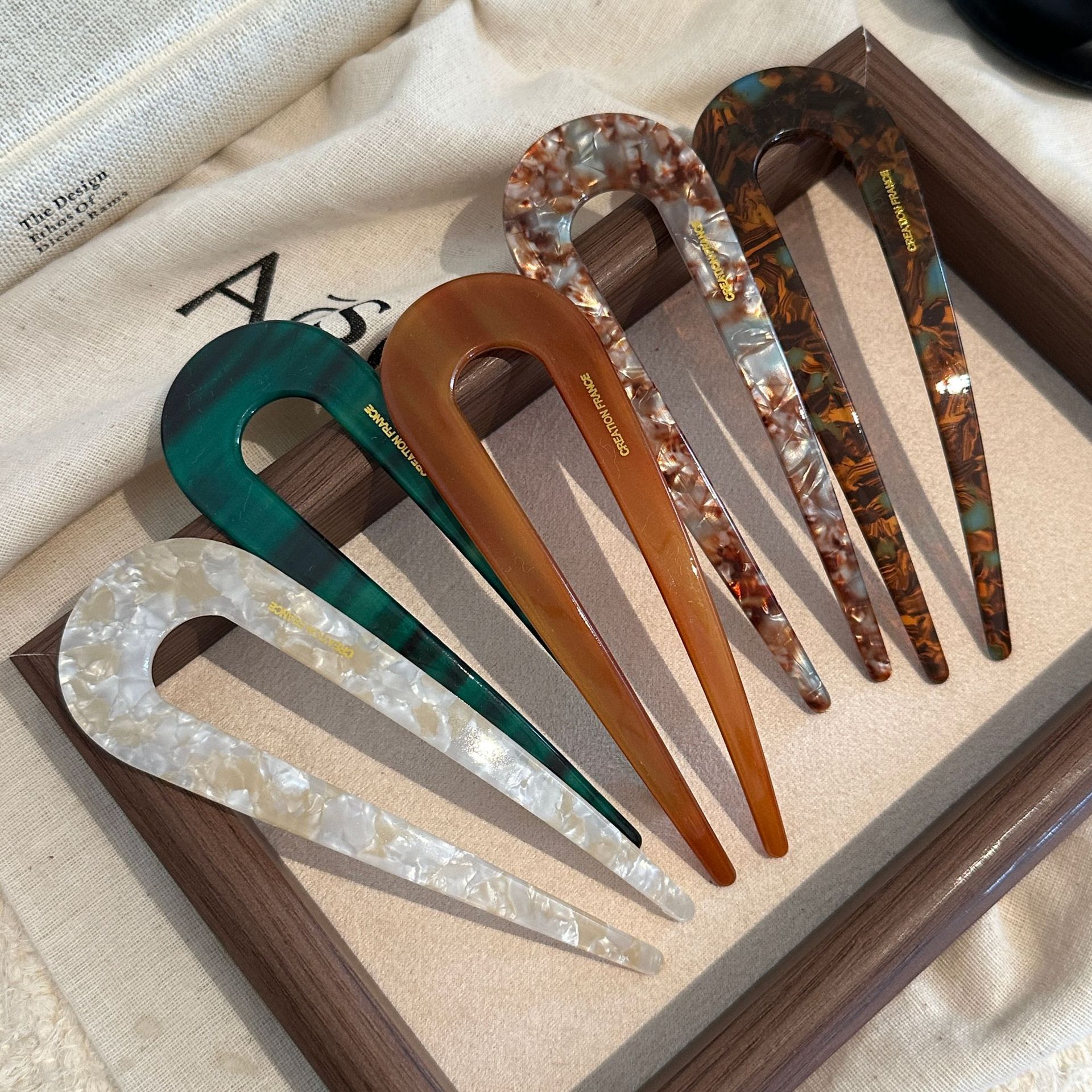 U-shaped Female Hairpin Fashio - Vintage Fashion Style Female ulasan dan harga
