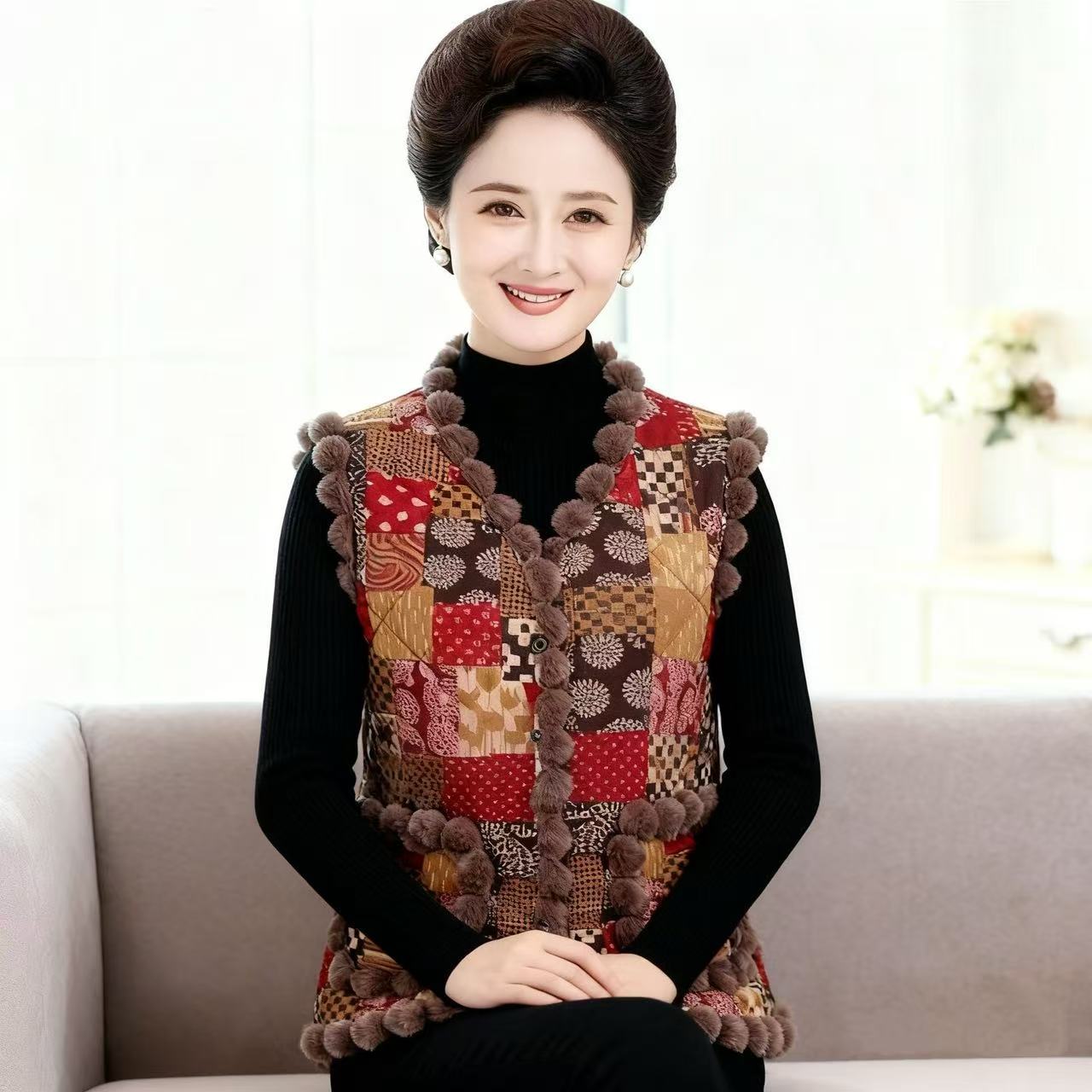 New Chinese Style Vest Tops Wo - Vintage Fashion Style Female ulasan dan harga