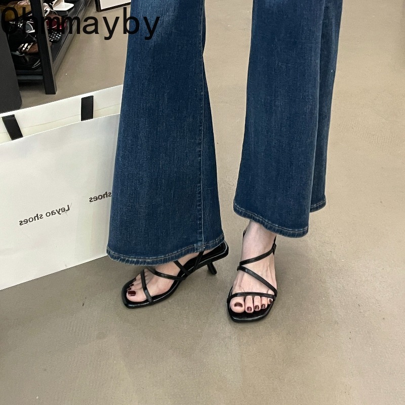 Vintage Summer Open Toe High H - Vintage Fashion Dresses ulasan dan harga