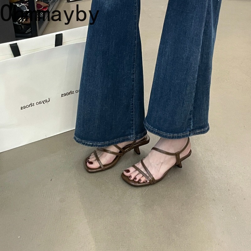 Vintage Summer Open Toe High H - Vintage Fashion Dresses ulasan dan harga