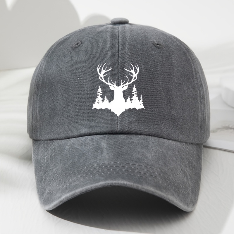 Unisex Elk Soft Top Baseball C - Vintage Fashion Hats ulasan dan harga