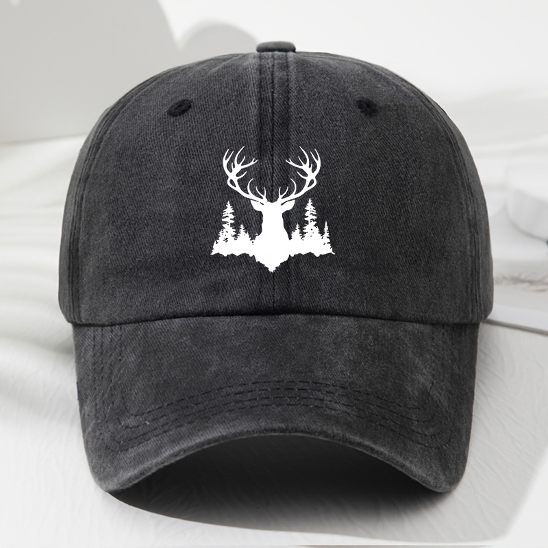 Unisex Elk Soft Top Baseball C - Vintage Fashion Hats ulasan dan harga